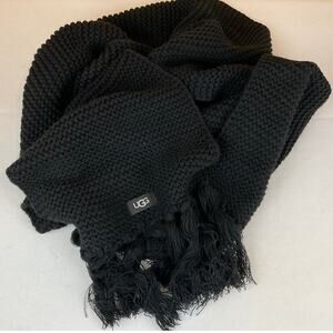 UGG Knitted Scarf, Black